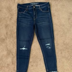 Dark wash jeggings